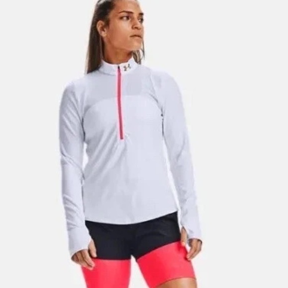Under Armour Women’s UA Qualifier Run ½ Zip Run Stretch HeatGear Jacket Sz XL - Picture 1 of 12
